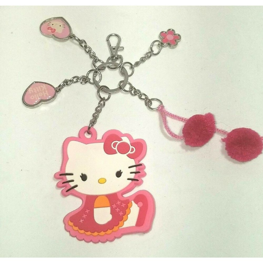 Sanrio Hello Kitty Holiday Key Ring Bag Charms